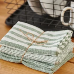 CASA Panos De Cocina|Laurent Panos De Cocina Juego De 3 Verde