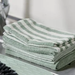 CASA Panos De Cocina|Laurent Panos De Cocina Juego De 3 Verde