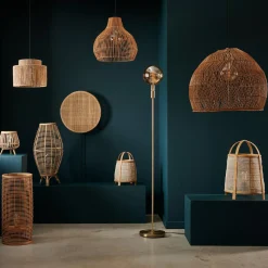 CASA Lamparas Colgantes|Lewis Pantalla Natural