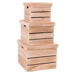 CASA Cajitas|Ligno Cajita Natural