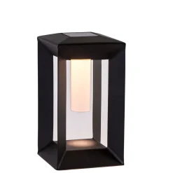 CASA Iluminación Exterior|Lore Lampara Solar Negro