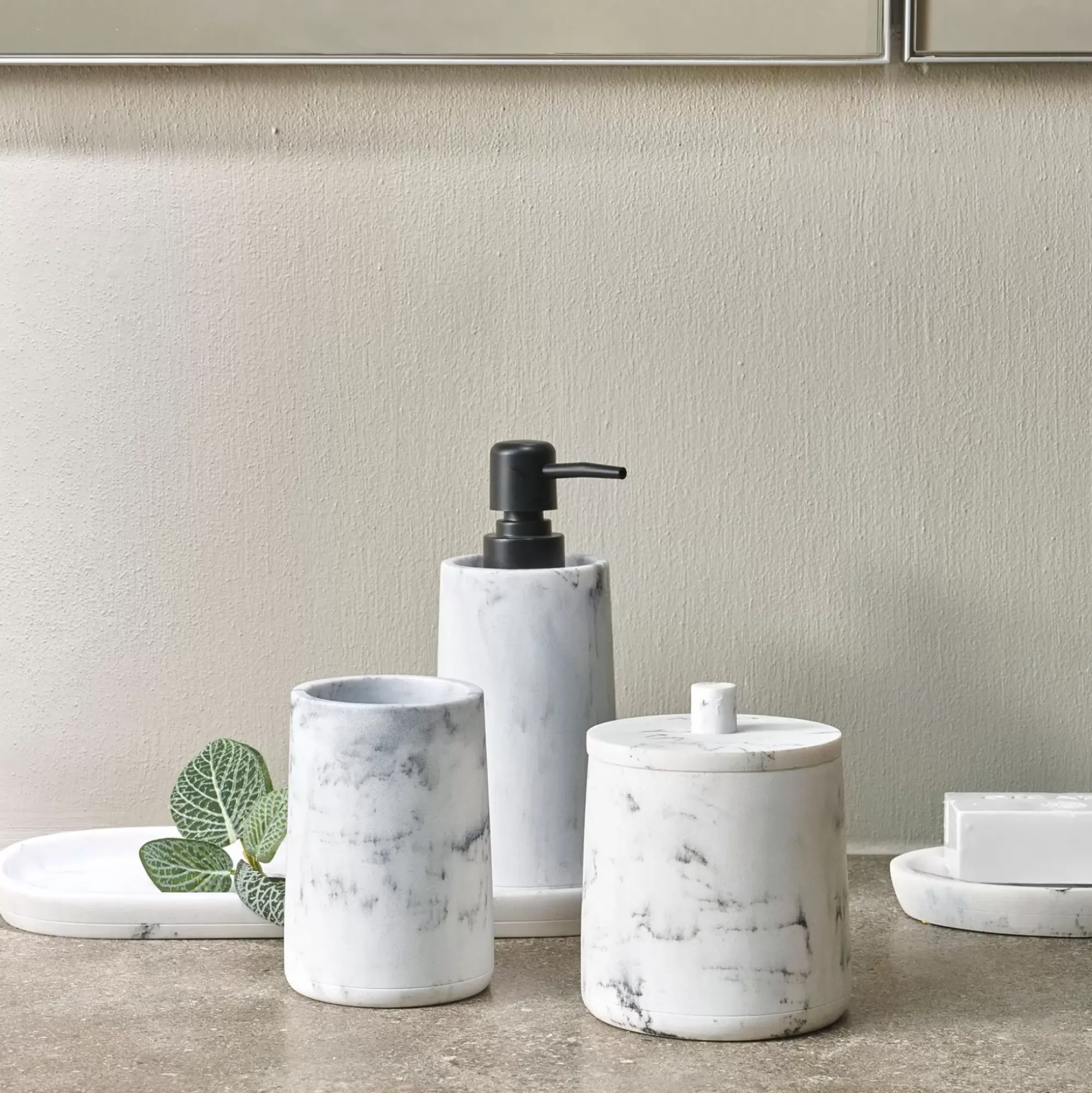 CASA Accesorios De Tocador|Luna Jabonera Aspecto De Marmol