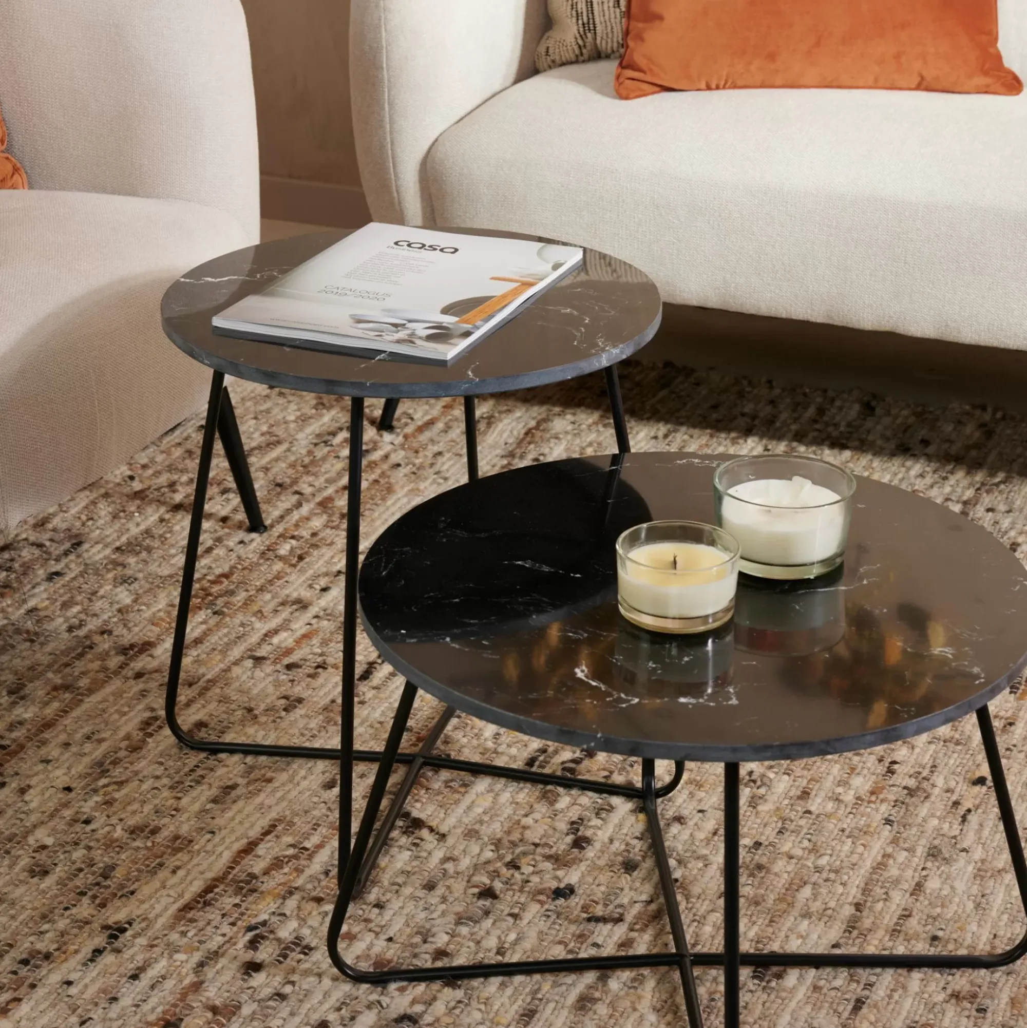 CASA Mesas Auxiliares|Marbo Mesa Auxiliar Diseno Marmol