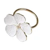 CASA Anillos Para Servilletas|Marguerite Anillo Servilleta Blanco