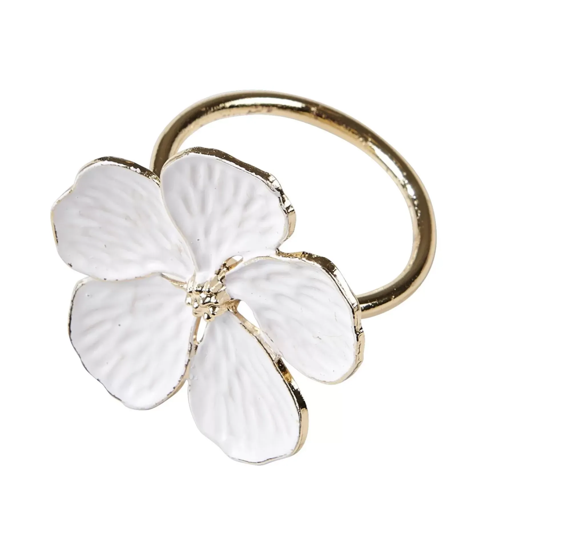 CASA Anillos Para Servilletas|Marguerite Anillo Servilleta Blanco