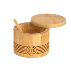 CASA Instrumentos De Cocina|Masterchef Bote Para Sal Con Cuchara Natural