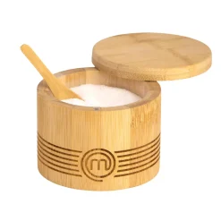 CASA Instrumentos De Cocina|Masterchef Bote Para Sal Con Cuchara Natural