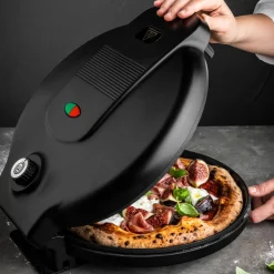 CASA Equipamiento De Cocina|Masterchef Maquina Para Hacer Pizza Negro