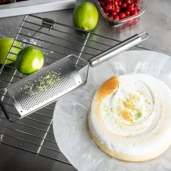 CASA Instrumentos De Cocina|Masterchef Rallador/Acanalador De Fruta Plateado