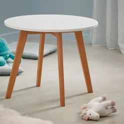 CASA Muebles Para Niños|Mathias Mesa Para Ninos Blanco, Natural