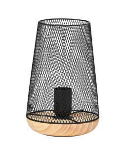 CASA Lamparas De Mesa|Mesh Lampara De Mesa Negro