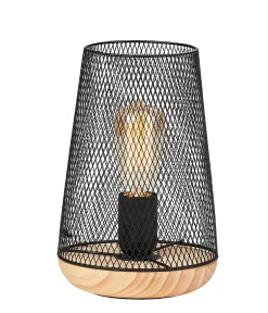 CASA Lamparas De Mesa|Mesh Lampara De Mesa Negro