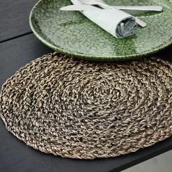 CASA Manteles Individuales|Mia Mantel Individual Negro