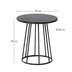 CASA Mesas Auxiliares|Miller Mesa Auxiliar Negro