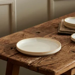 CASA Platos|Mineral Marble Plato Blanco