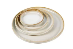 CASA Platos|Mineral Marble Plato Blanco