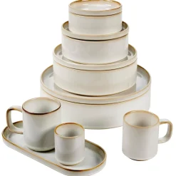 CASA Platos|Mineral Marble Plato Blanco