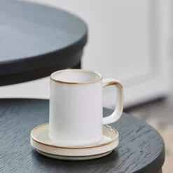 CASA Tacitas|Mineral Marble Taza Con Asa Blanco