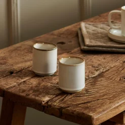CASA Tacitas|Mineral Marble Taza De Espresso Blanco