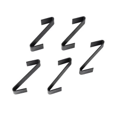 CASA Decoracion De Pared|Modular 5 Ganchos/S Negro