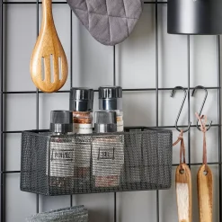 CASA Decoracion De Pared|Modular Cesta Negro