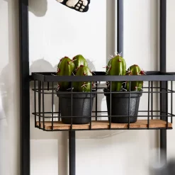 CASA Decoracion De Pared|Modular Cesta Negro