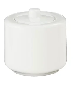 CASA Accesorios De Té|Moon Azucarero Con Tapa Blanco