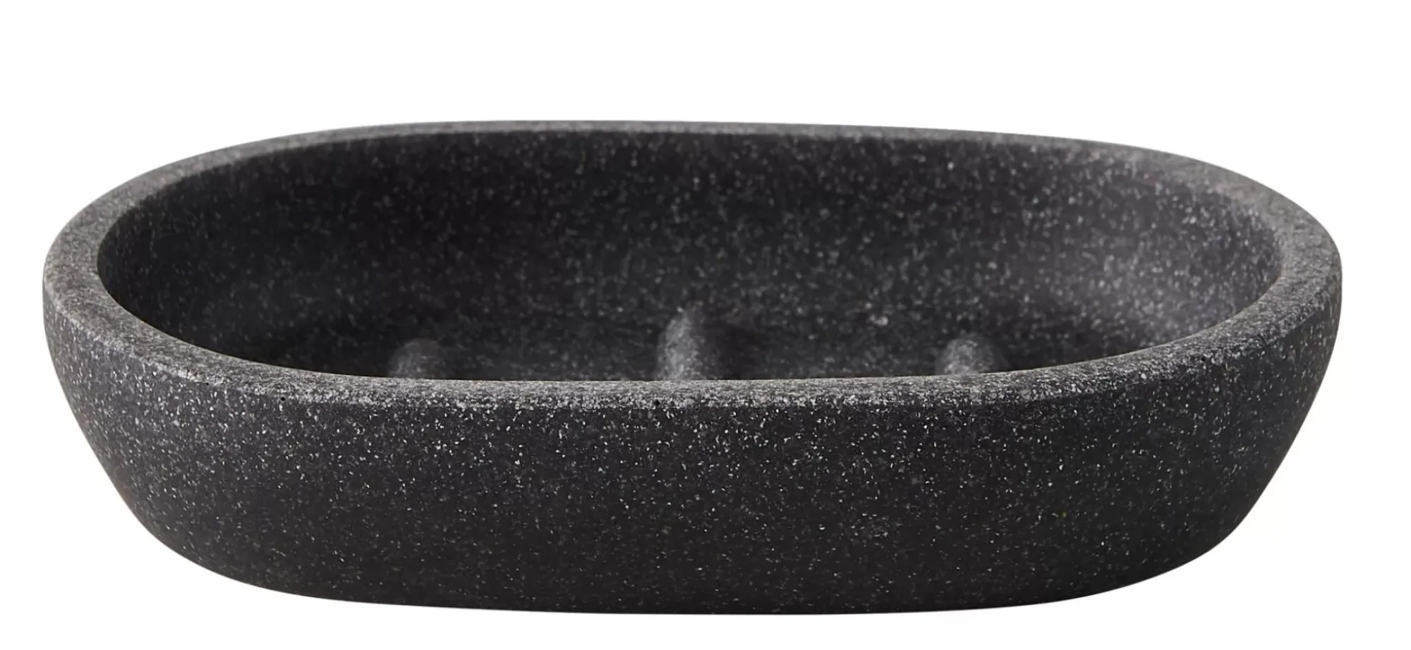 CASA Accesorios De Tocador|Moon Jabonera Gris Oscuro