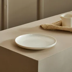 CASA Platos|Moon Plato De Postre Blanco