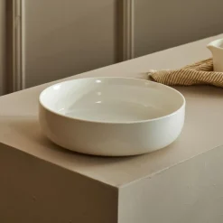 CASA Platos|Moon Plato Hondo Blanco