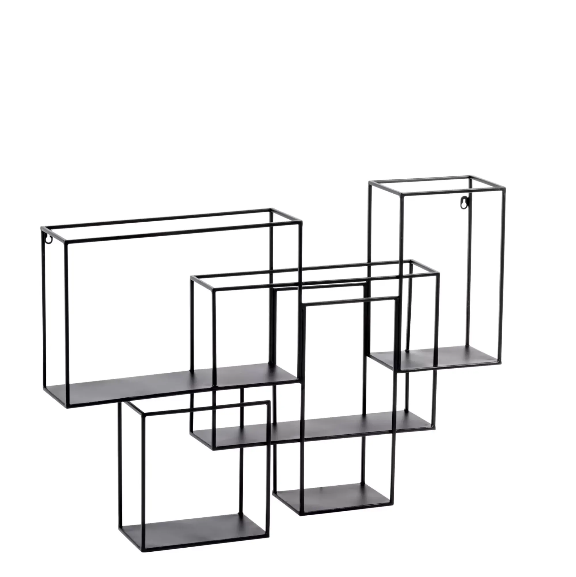 CASA Estanterías|Multo Estanteria Para Colgar Negro