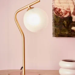 CASA Lamparas De Mesa|Muno Lampara De Mesa Dorado