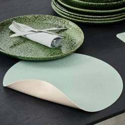 CASA Manteles Individuales|Nappa Mantel Individual Blanco, Menta