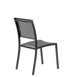 CASA Sillas De Jardín|Nathan Silla Apilable Negro