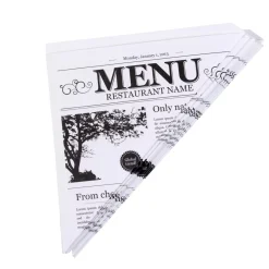 CASA Aperitivo Y Tapas|Njam Cucuruchos Juego De 10 Negro, Blanco