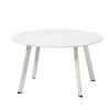 CASA Mesas Auxiliares De Jardín|Nurio Mesa Lounge Blanco Mate