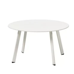 CASA Mesas Auxiliares De Jardín|Nurio Mesa Lounge Blanco Mate