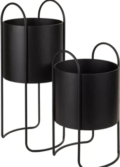 CASA Macetas|Olga Macetero Negro