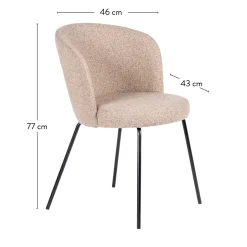 CASA Sillas De Comedor|Olivier Silla De Comedor Beis