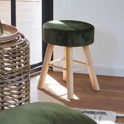 CASA Taburetes|Oscar Taburete Verde Oliva