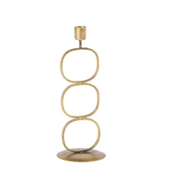 CASA Candelabros|Oval Portavelas Dorado