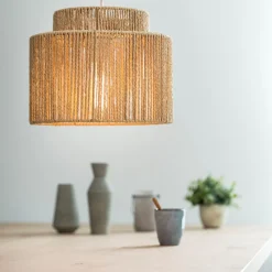 CASA Lamparas Colgantes|Paille Pantalla Natural