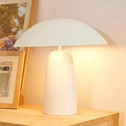 CASA Lamparas De Mesa|Pandi Lampara De Mesa Blanco Apagado