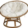 CASA Sillones|Papasan Silla Natural, Blanco Apagado