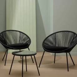 CASA Conjuntos Lounge|Papayo & Acapulco Conjunto Lounge Negro