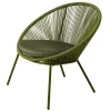 CASA Sillas Lounge|Papayo Silla Lounge Con Cojin Verde