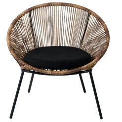 CASA Sillas Lounge|Papayo Silla Lounge Con Cojin Natural