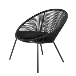 CASA Sillas Lounge|Papayo Silla Lounge Negro