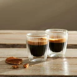 CASA Vasos Para Té|Pausa Vaso De Doble Pared Juego De 2 Transparente