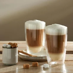 CASA Vasos Para Té|Pausa Vaso De Doble Pared Juego De 2 Transparente